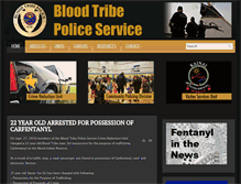 Tablet Screenshot of bloodtribepolice.com